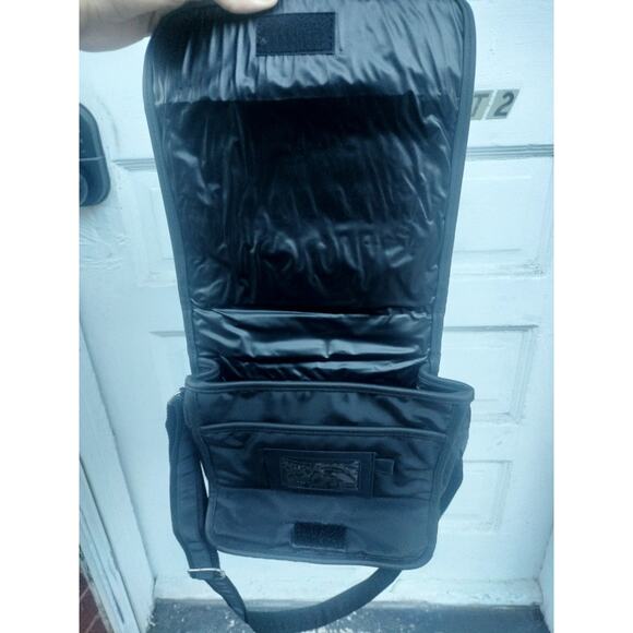 Vintage Mudd Crossbody Messenger Black Back - Picture 8 of 12